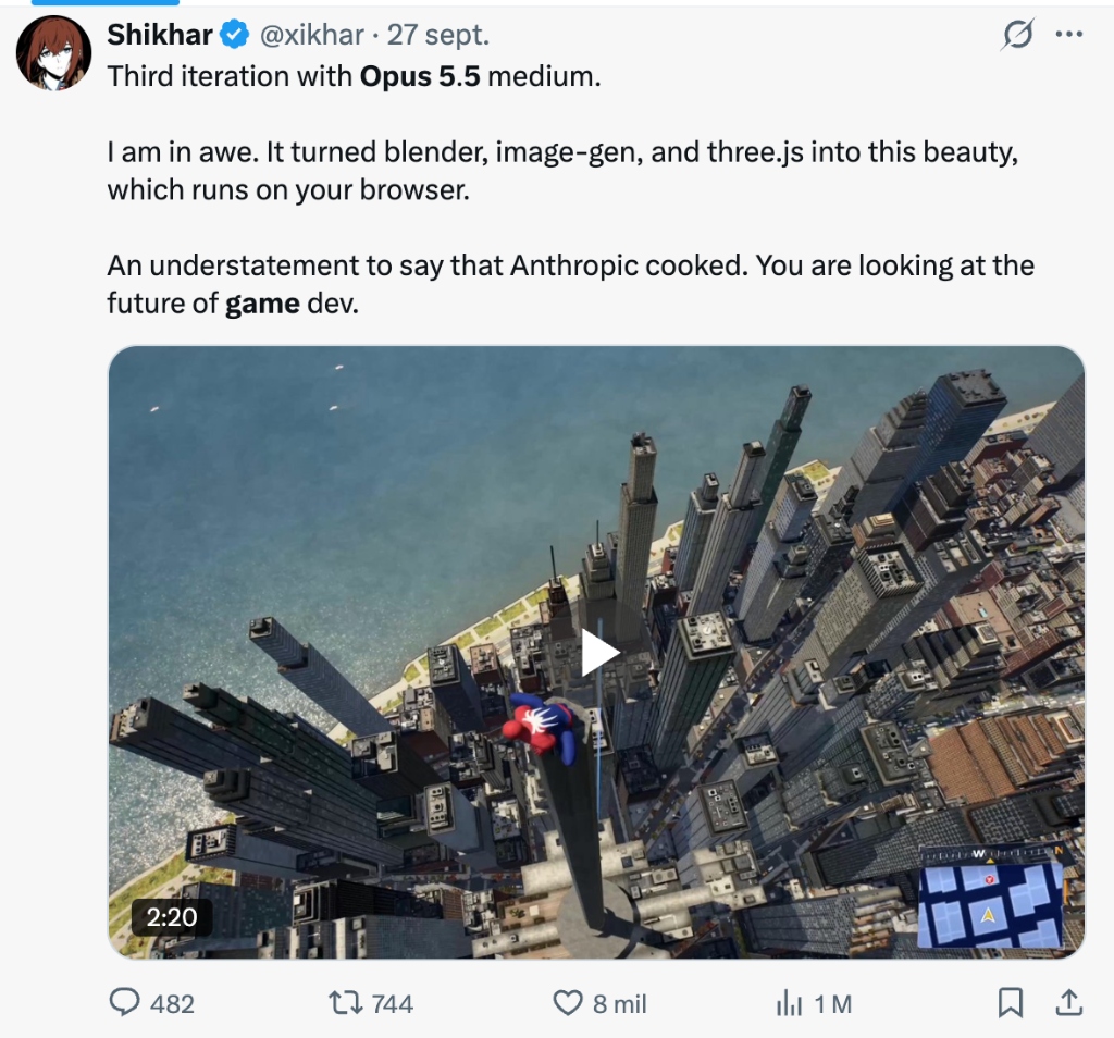 Game built with Claude Opus 5.5